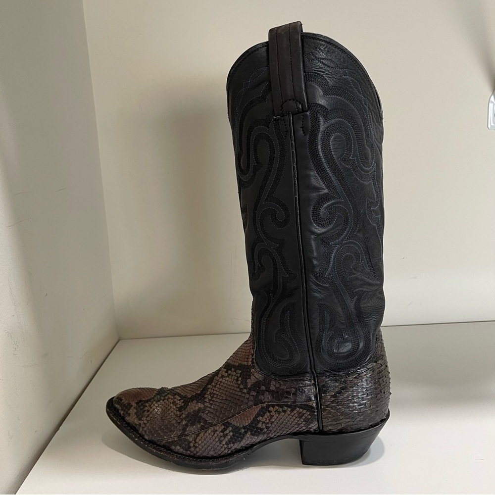 PANHANDLE SLIM WOMEN'S COWGIRL BOOT EXOTIC PYTHON R-TOE Western Yellowstone